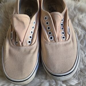 Vans Authentics Peach. Unisex Size Men's 7 / Women's 8.5